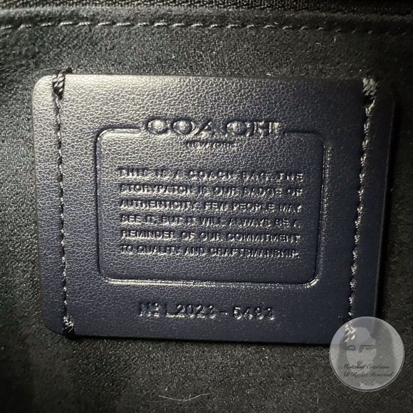 Coach Bag Georgie Shoulder Crossbody Messenger Bag Peacock Leather Style #5493 - Picture 13 of 13